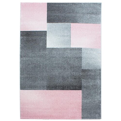 Novel Tkana Preproga Lucca, Roza, 140x200cm Slike