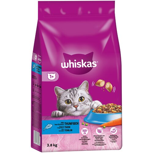 Varčno pakiranje: Whiskas 2 x 950 g / 1,9 kg / 3,8 kg - 1+ tuna (2 x 3,8 kg) Cijene