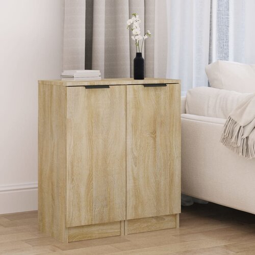 vidaXL Komode 2 kom boja hrasta sonome 30x30x70 cm konstruirano drvo Cijene