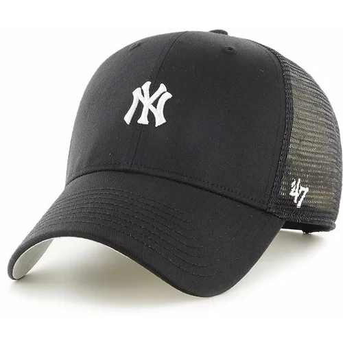 47 Brand Kapa sa šiltom MLB New York Yankees boja: crna, s aplikacijom