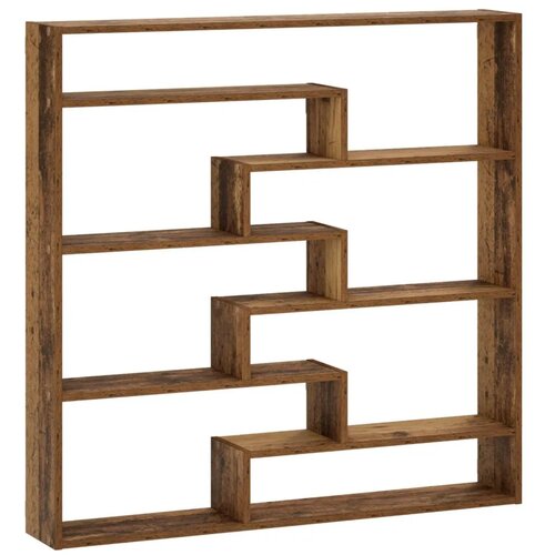 Zidna polica Staro drvo 103 x 17 x 102 cm Prerađeno drvo - Staro drvo Slike