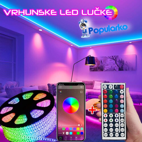 Popularko LED lučke + daljinec + aplikacija 😌 Cene