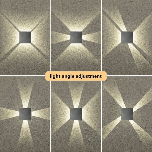 Brilagi - LED spolja&amp;scaron;nje zidno svetlo QUADRAY LED/4W/230V antracit IP65 Slike