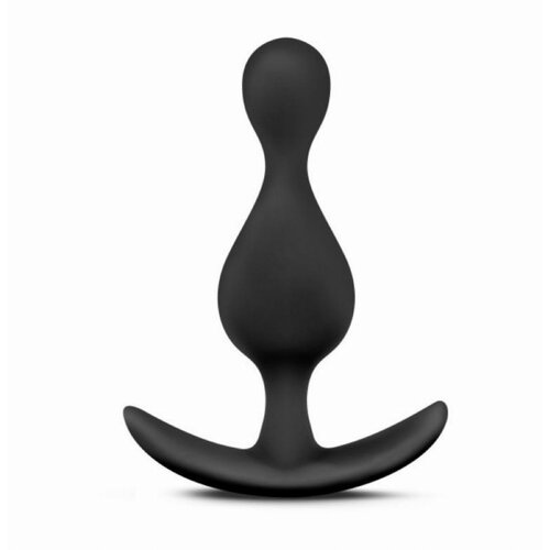 Anal Adventures Analni čep Platinum, črn Cene