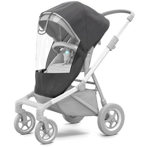 Thule Sleek crni okvir siva dječja kolica Slike