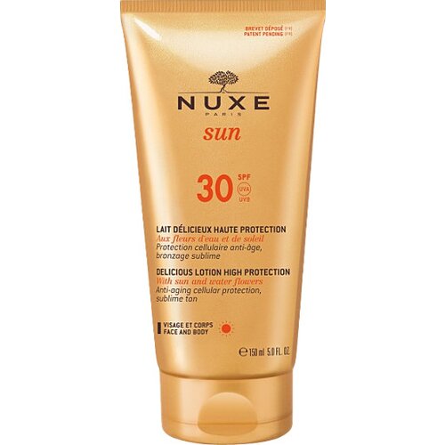 Nuxe sun Delicious Lotion SPF30 losion za sunčanje za tijelo i lice 150 ml Cijene