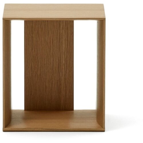Kave Home Sistem modularnih polic v hrastovem dekorju v naravni barvi 34x38 cm Litto – Cene