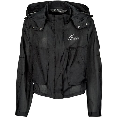Guess Jakne MIA ORGANDY JACKET Črna Slike