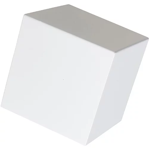 QAZQA Komplet 2 modernih stenskih svetilk bela - Cube