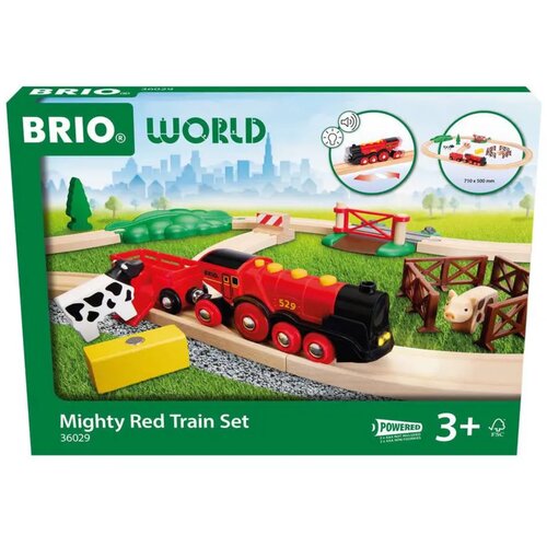 Brio World - 36029 - Komplet velike rdeče lokomotive - 1 k. Cene