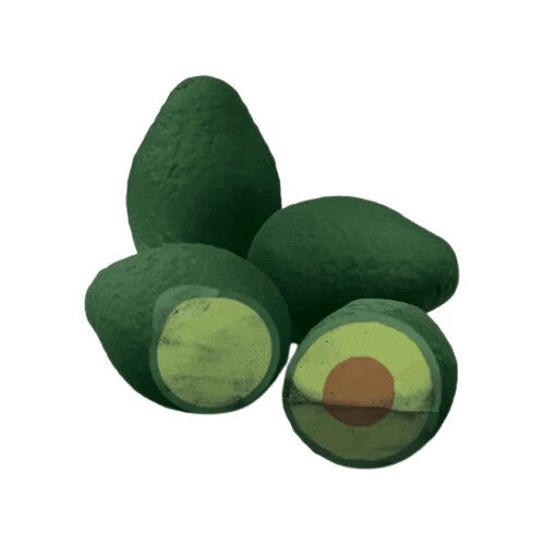Widdop &amp;amp; Co. Fred - Gumice za brisanje set 4 - Fred, Avocado Shaped Slike