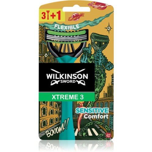 Wilkinson Sword Xtreme 3 Sensitive Comfort (limited edition) brivniki za enkratno uporabo za moške 4 kos Cene
