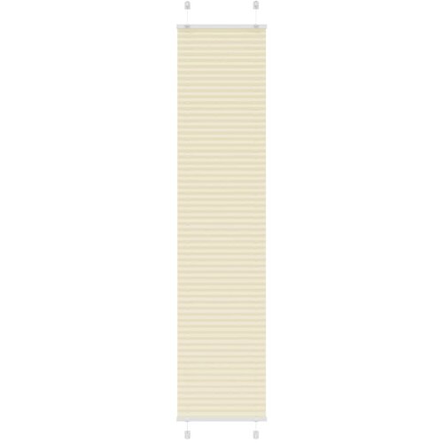 vidaXL Plisirana zavjesa krem boje 40x200 cm &Scaron;irina tkanine 39 4 cm Poliester - Krema 40 x 200 cm Cijene