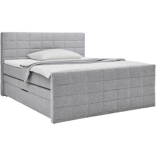 M&amp;ouml;max Postelja Boxspring Damon, Srebrna, 160x200 Slike