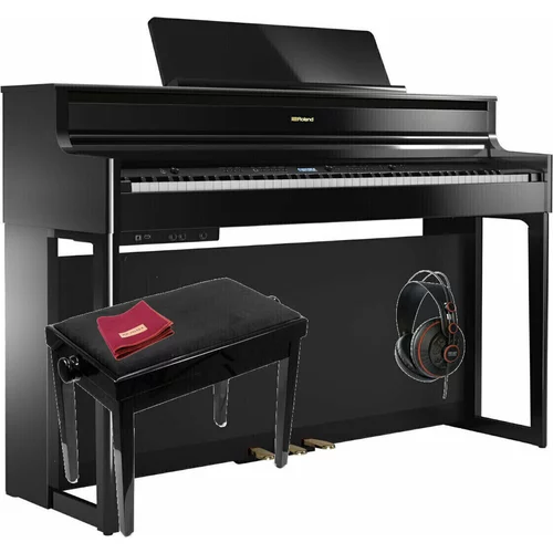 Roland hp 704 polished ebony set polished ebony digitalni piano