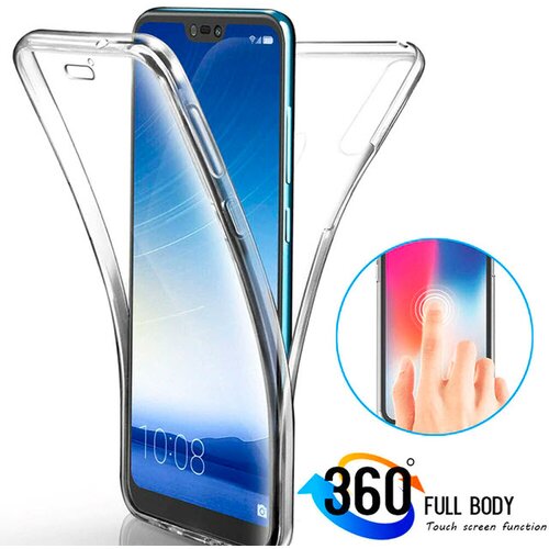  360° zaščitni ovitek za Huawei Y5 (2019) / Honor 8s - prozorni Cene