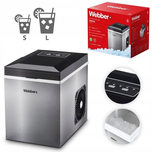  WEBBER Kućni Aparat za Led - 10 kg, 165W, Kockice i Drobljeni Led Cijene