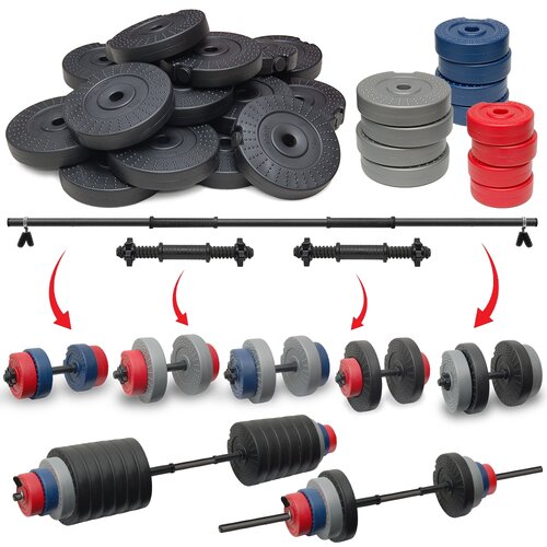 Iron tegovi set 118 kg tegova i 2+1 šipka Cene