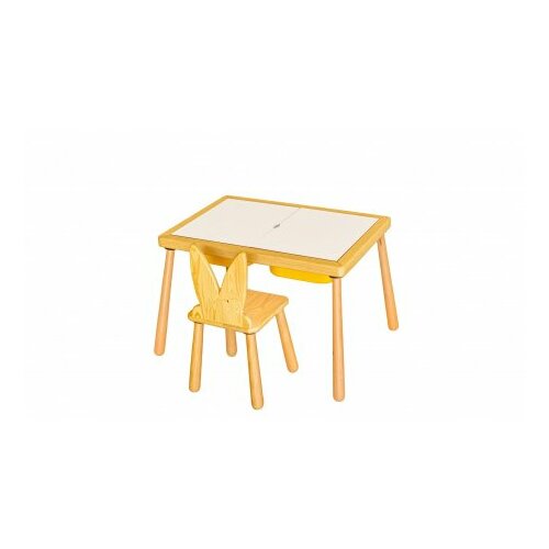 HANAH HOME table and chair yellow sto i stolica za decu Slike