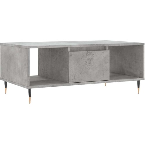 VidaXL Stolić za kavu boja betona 90x50x36 5 cm konstruirano drvo Slike