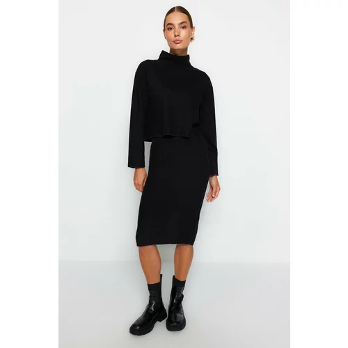 Trendyol Skirt - Black - Midi