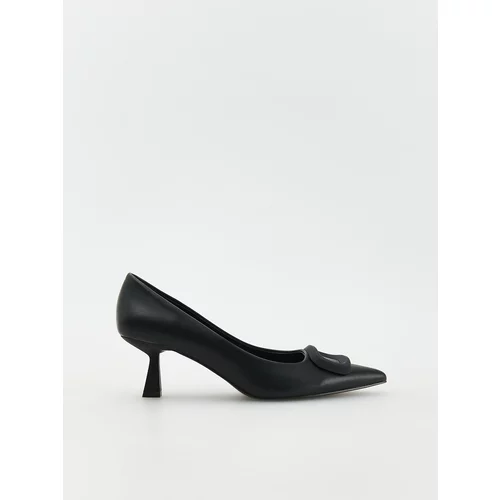 Reserved - LADIES` PUMPS - crno
