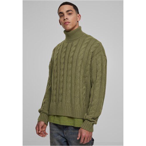 Urban Classics Boxy Roll Neck Sweater Tiniolive Slike