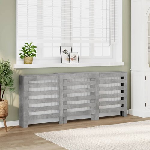 VidaXL Pokrov za radijator hrasta sonome 205x21,5x83,5 cm Slike