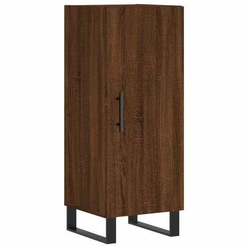 Maison Chic Komoda - Predalnik rjavi hrast 34,5x34x90 cm inženirski les, (21717935) Slike