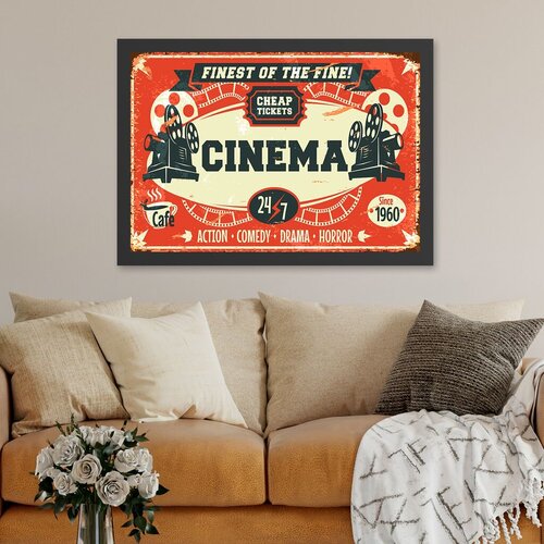 Wallity Uokvirena slika Cinema 4, 40x55 cm Cene