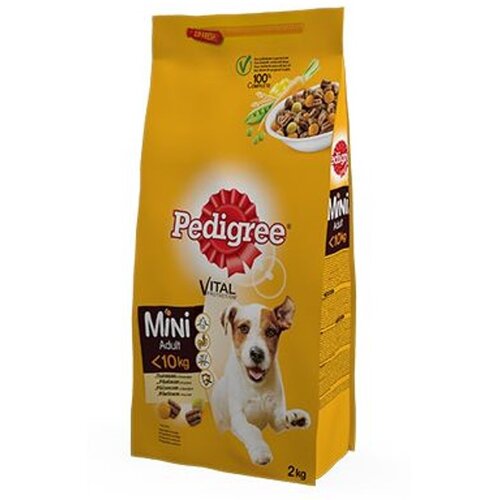 Pedigree hrana za odrasle pse, piletina i povrće, 2kg Slike