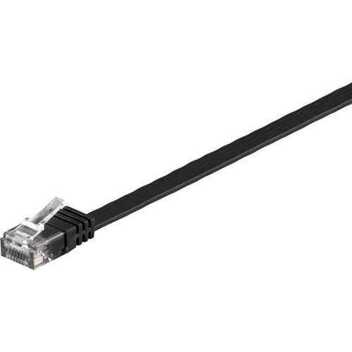 Goobay Wentronic Flachkabel U/UTP Cat6, črno, 20,0m, 95385, (20786975) Cene