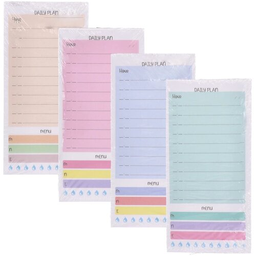 Biro time planner daily, mapa za planiranje, dnevna, 8x16,5cm, 48 lista, miks Slike