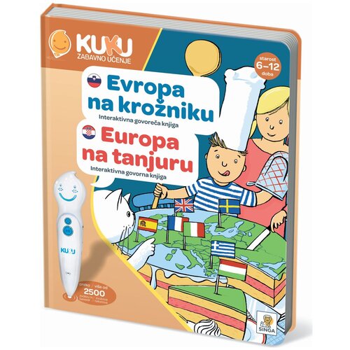Kuku interaktivna knjiga- Europa na tanjuru ( bez olovke) 481018 Slike
