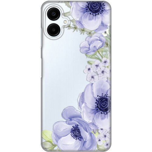  torbica silikonska print skin za samsung A065F galaxy A06 blue roses Slike