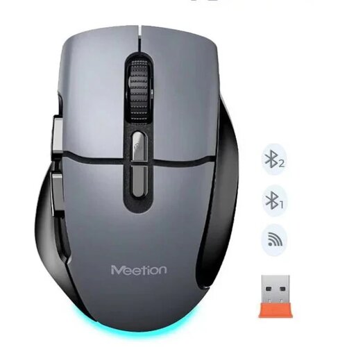 MeeTion Ergonomski bežični punjivi bluetooth mi&scaron; BTM001 crni Cijene