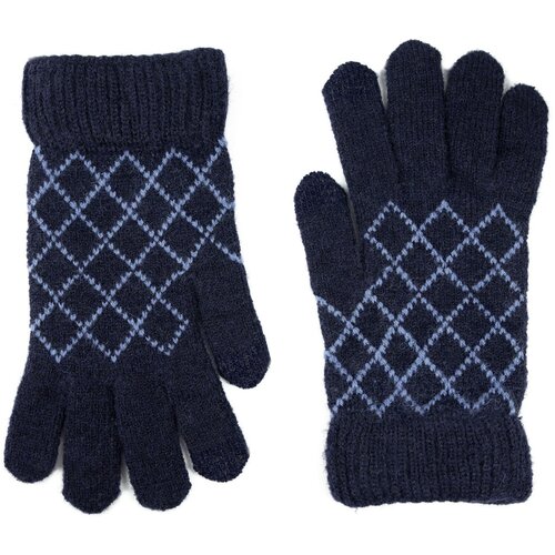 Art of Polo Woman's Gloves Rk22242 Navy Blue Slike