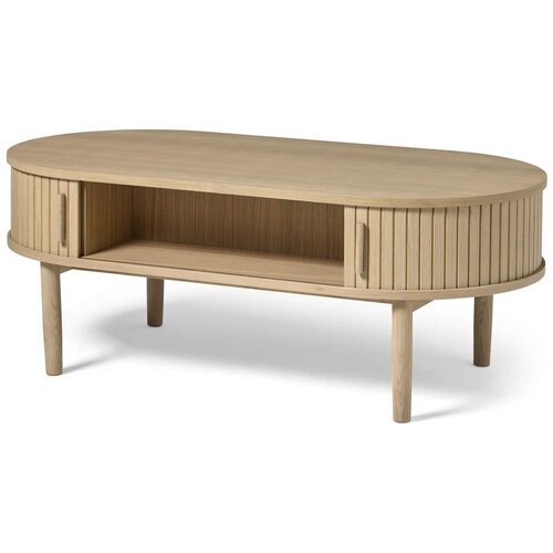 Unique Furniture Klubska mizica v hrastovem dekorju v naravni barvi 60x120 cm Meta &amp;ndash; Slike