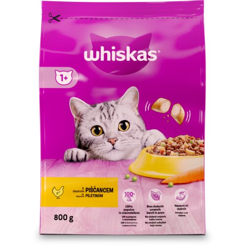 Whiskas 1+ s piletinom, 800 g Cijene