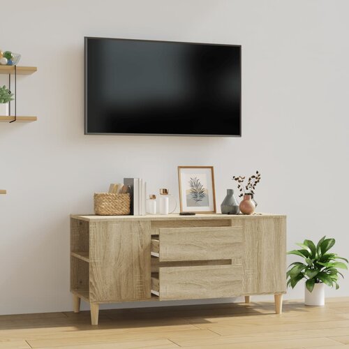 The Living Store TV omarica sonoma hrast 102x44,5x50 cm inženirski les - TV Omarica, (21375797) Slike
