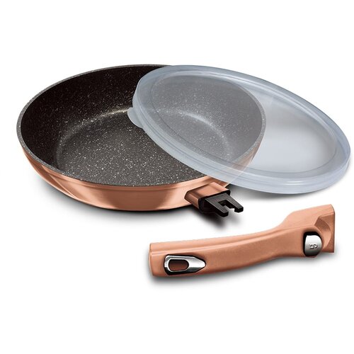 Shumee granitna ponev s snemljivim ročajem 24cm berlinger haus rose gold BH-1948, (21237453) Cene
