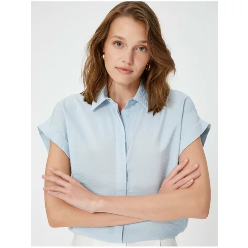 Koton Short Sleeve Shirt with Buttons Viscose Blend