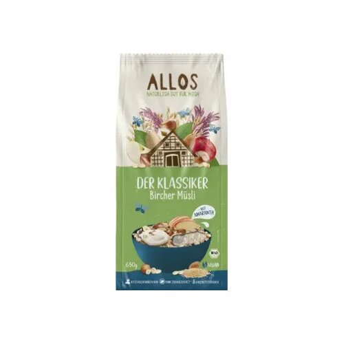 Allos Bio klasik Bircher muesli - 650 g Cene