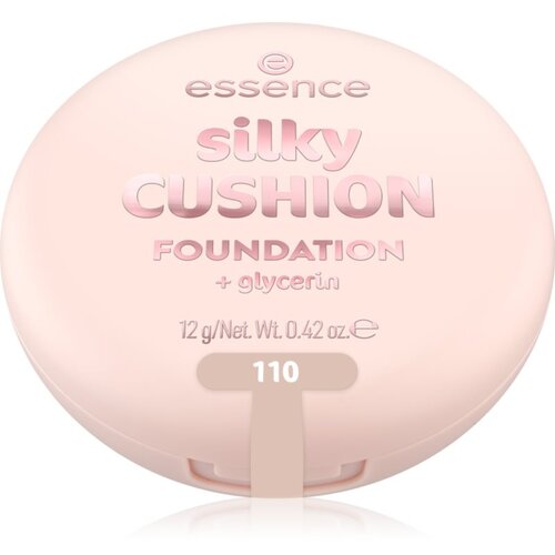 Essence silky CUSHION FOUNDATION tekući puder u spužvici sa srednjim stupnjem prekrivenosti nijansa 110 12 g Slike