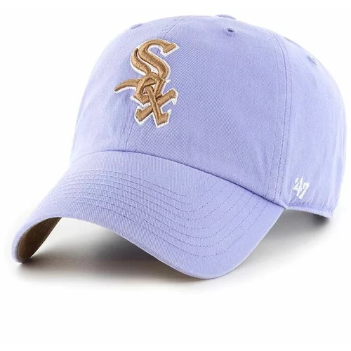 47 Brand Kapa sa šiltom MLB Chicago White Sox boja: ljubičasta, s aplikacijom