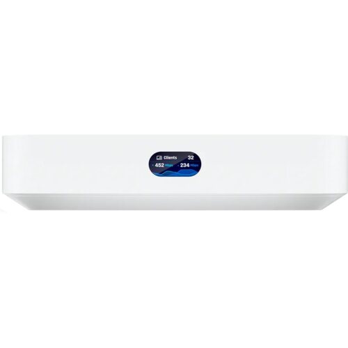  Compact UniFi Cloud Gateway with a full suite of advanced routing and security features:Runs UniFi Network for full-stack network management;Manages 30+ UniFi devices and 300+ clients;1 Gbps routing with IDS/IPS; Multi-WAN load balancing Cene