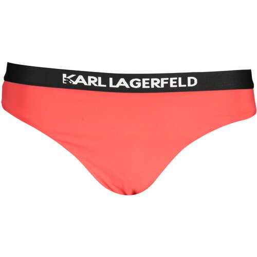 KARL LAGERFELD BEACHWEAR SWIMSUIT SIDE BOTTOM WOMAN RED Cene