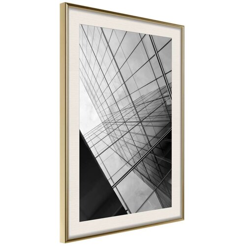  Poster - Steel and Glass (Grey) 20x30 Slike