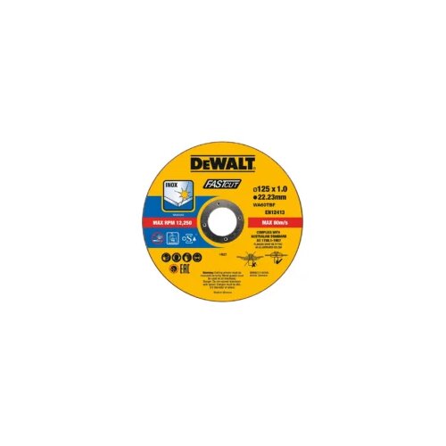 Dewalt rezna ploča za inox 125 x 1 x 22.23 mm 100/1 DT20540-QZ Cijene