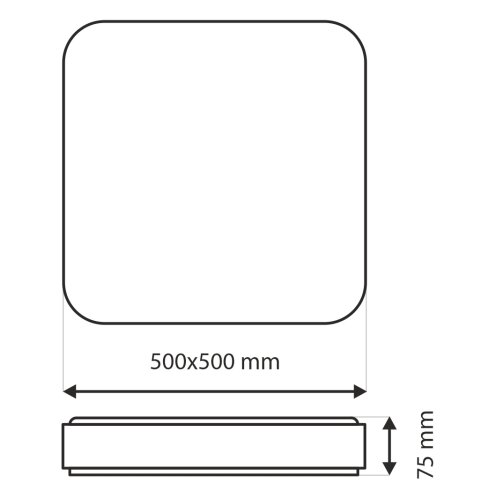  LED prigu&amp;scaron;iva plafonska svetiljka UNA LED/60W/230V 2700-6500K + daljinski upravljač Slike